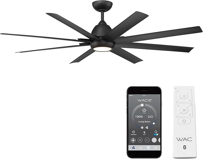 WAC Mocha XL Smart Ceiling Fan